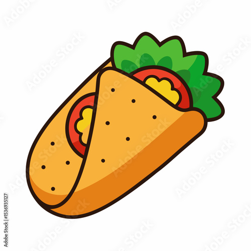 Chicken wings clip art doodle vector illustration on white background