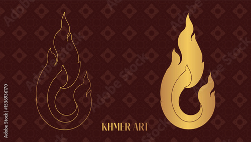 Khmer Ornament, Kbach Khmer, Khmer Art