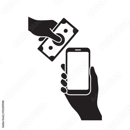 Digital Payment Exchange Between Cash and Smartphone for Modern Transactions