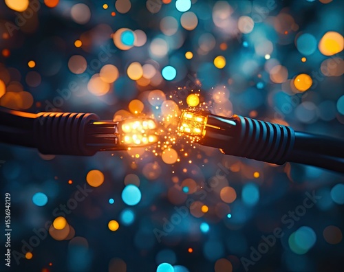Broken connection with sparks