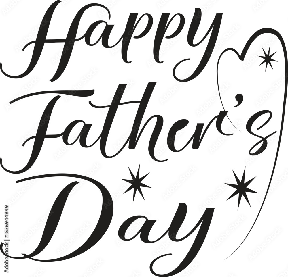 Obraz premium Happy father's day