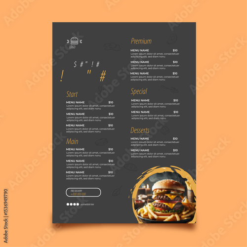 Resturant Menu Design