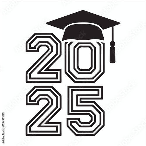 Class of 2025 Graduation Icon