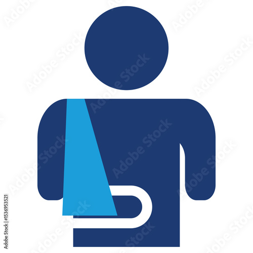 injury style icon vector illustration 
