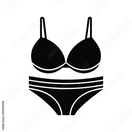 vector illustration of Lingerie icon