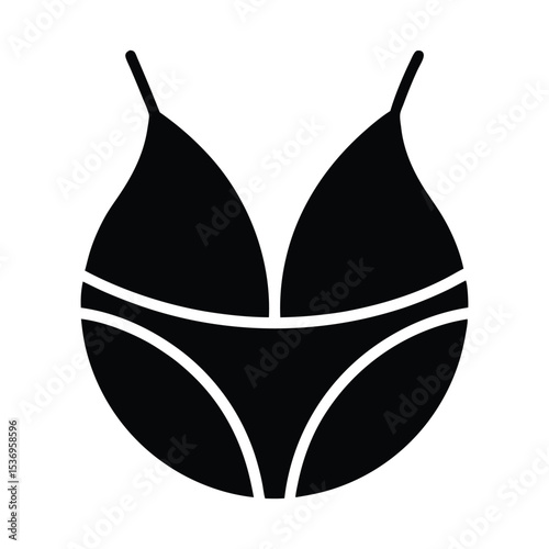vector illustration of Lingerie icon