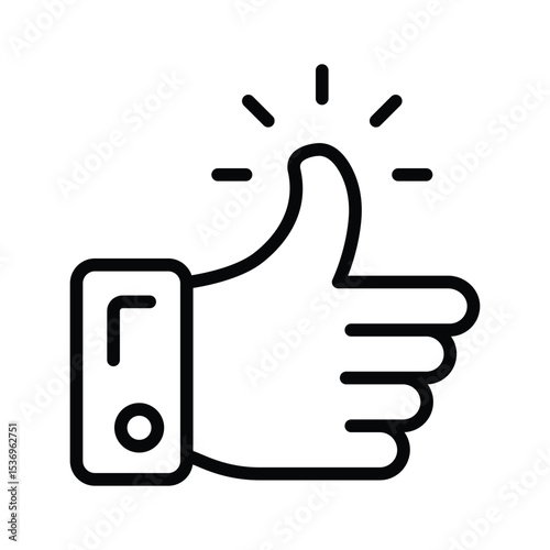 A well crafted glyph style icon like gesture