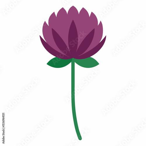 Allium Outline Icon: Flower Bulb

