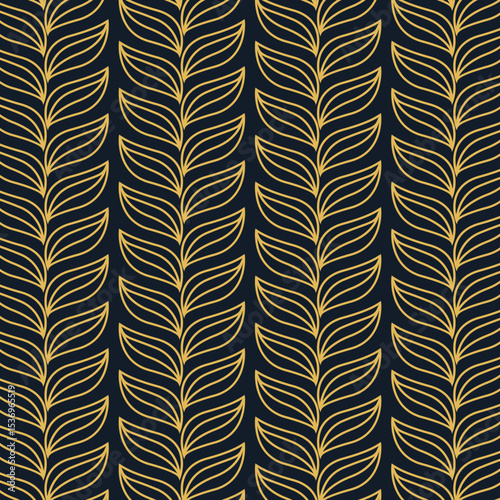Luxury trendy decorative design stunning abstract vector illustration blue gold artwork