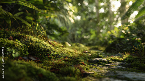 Deep Forest Moss – Soft Ground & Ambient Light in Jungle Understory