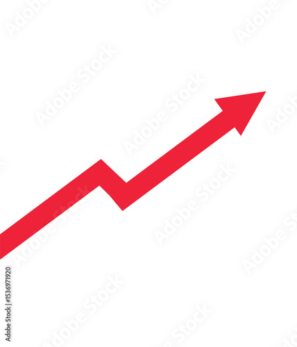 red arrow up