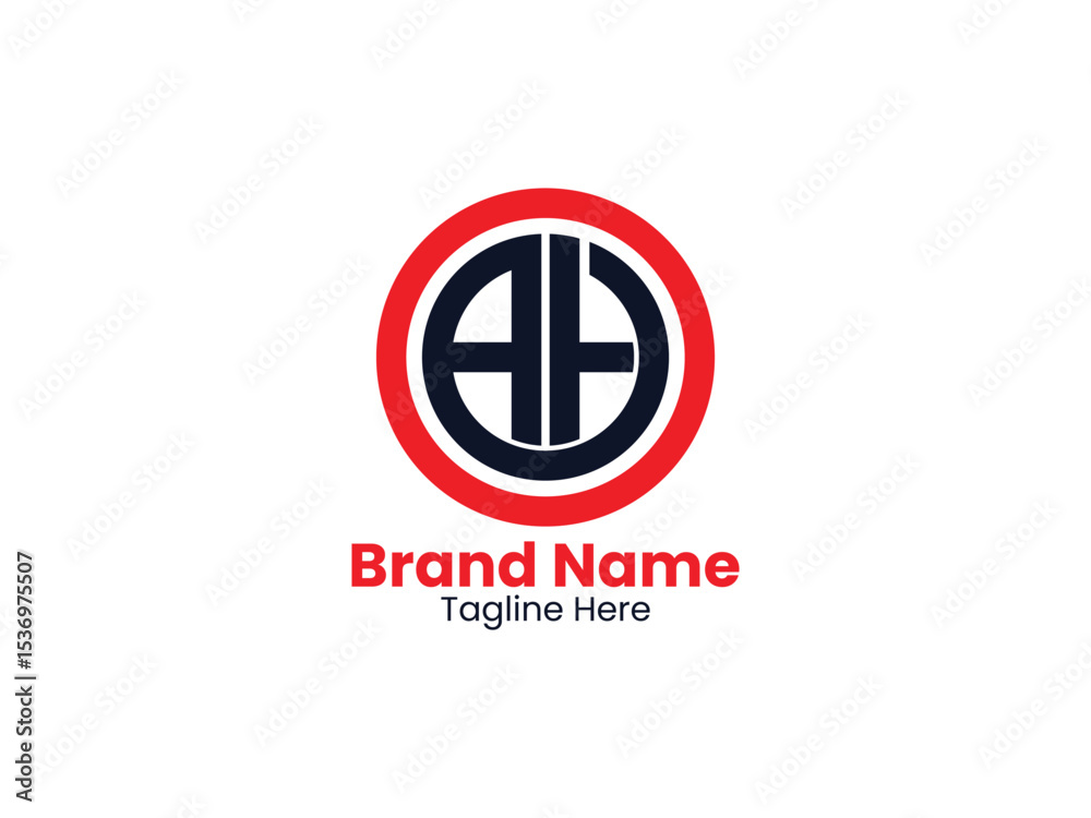 Letter AH, Vector AH logo, HA letter logo design. Initial letter HA uppercase monogram logo. Letter AH, Vector AH logo, HA letter logo design. Initial letter HA uppercase monogram logo.