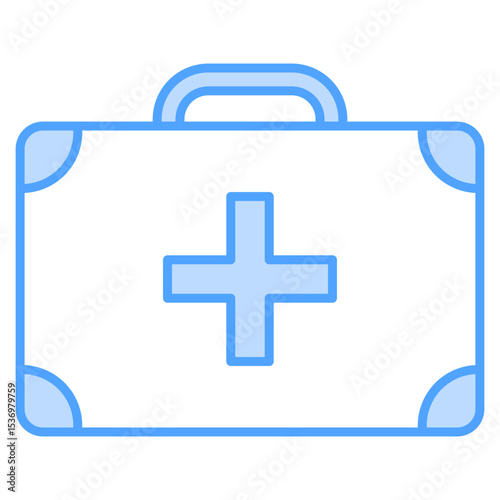 First Aid Blue Icon Element For Design