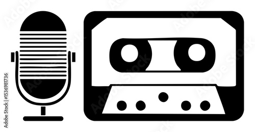 Vector Microphone and Cassette Tape Set