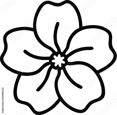 vector illustration of a flower