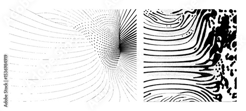 Vector Dynamic flow fields illustrate swirling vortex and chaotic .