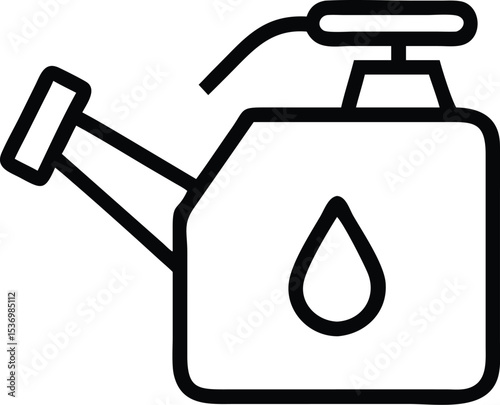 vector illustration of a gas pump