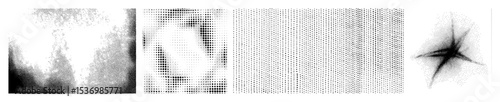 Vector Abstract halftone featuring a face and hand .