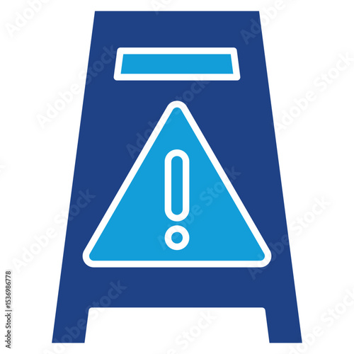 Workplace Hazards Dual Tone Icon Element For Design