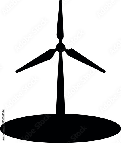 Windmill icon vector illustration design silhouette