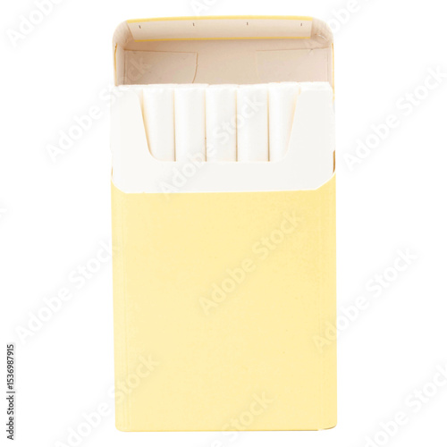 cigarette box on white background product