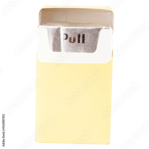cigarette box on white background product