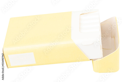cigarette box on white background product