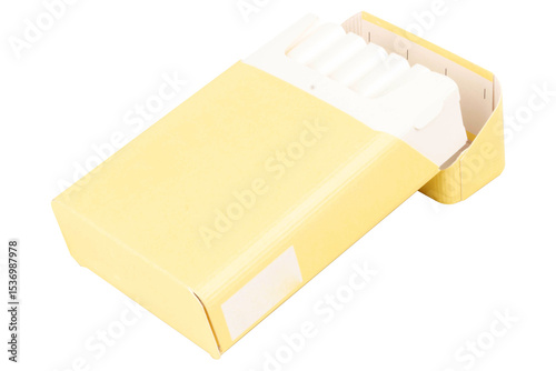 cigarette box on white background product