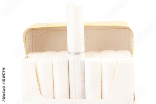 cigarette box on white background product