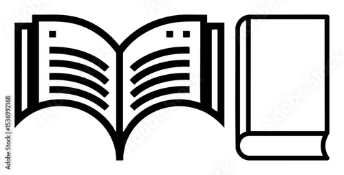 Vector Open Book and Stacked Volume
