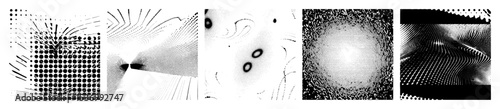 Vector Abstract dotted create dynamic vector illustrations.
