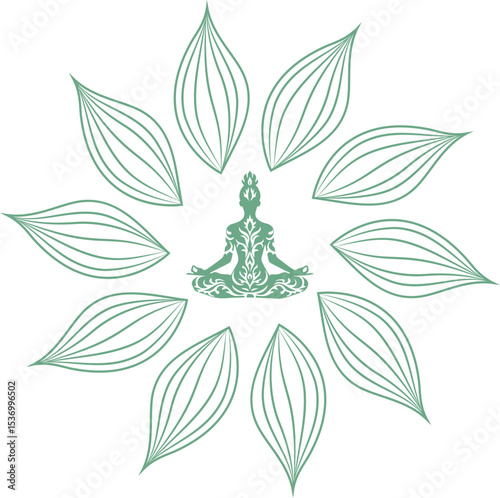yoga lotus position