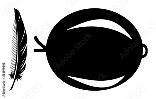 Vector Feather and Circular