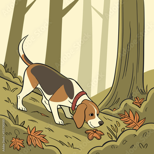 dog on the floor