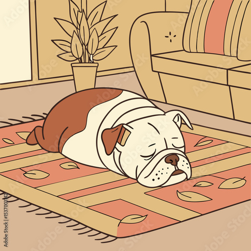 cat sleeping in bed