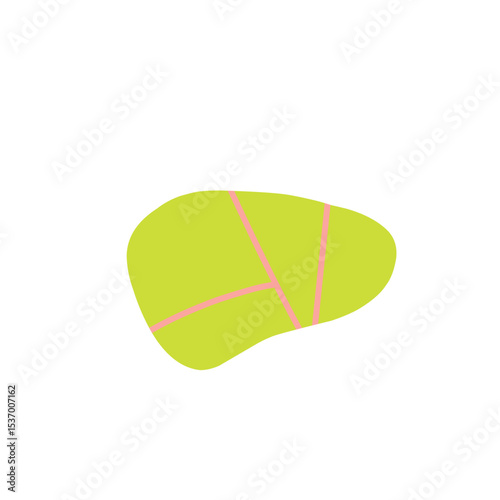 colorful sea pebbles vector 