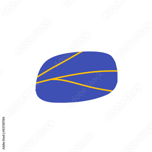 colorful sea pebbles vector 