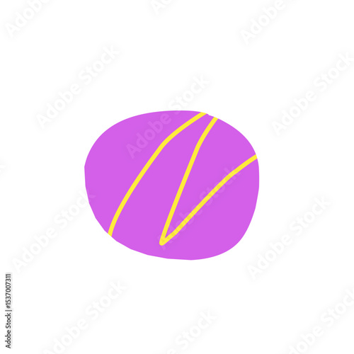 colorful sea pebbles vector 