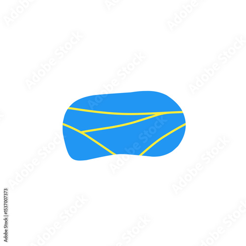 colorful sea pebbles vector 