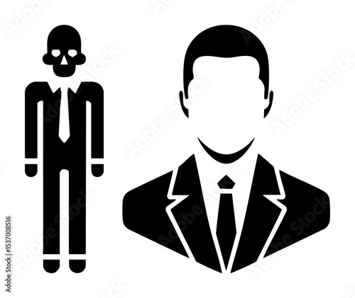 Vector Male Figures : Business Professional and Minimalist