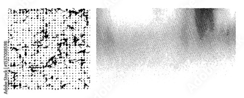Vector Dynamic crowd with abstract gradient backdrop.