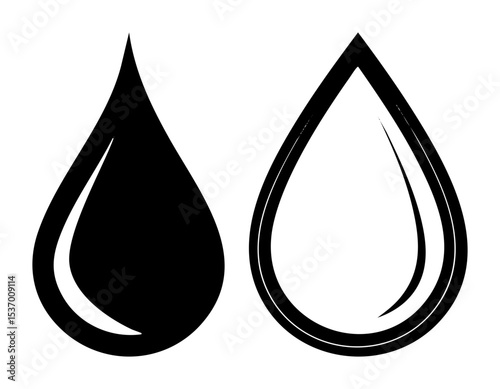Vector Elegant water droplet showcase minimalist .