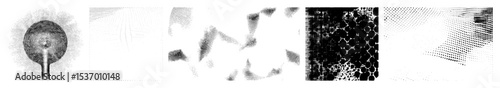 Vector Dynamic wave and elliptical distortions create abstract vector art.