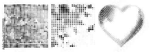 Vector Dot patterned of a womans profile in halftone style.