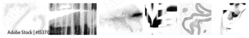Vector Abstract distorted lines create a dynamic composition.