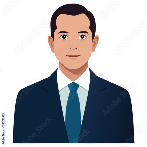 businessman man avatar cartoon character vector illustration graphic design vector illustration 