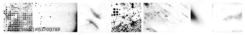 Vector Abstract arrangement of scattered elliptical shapes creates a dynamic .