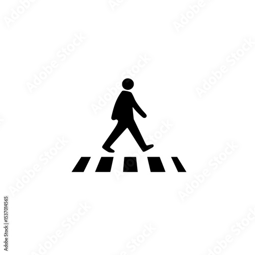 pedestrian crossing sign