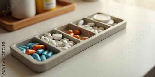 Pill Organizer with Medications