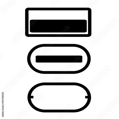 USB cable set port icon